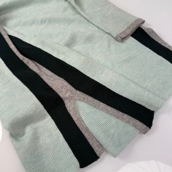 Smartwool Sz S Mint Shadow Pine Pocket Wool Blend Sweater Flaw Base Layer - Picture 2 of 9